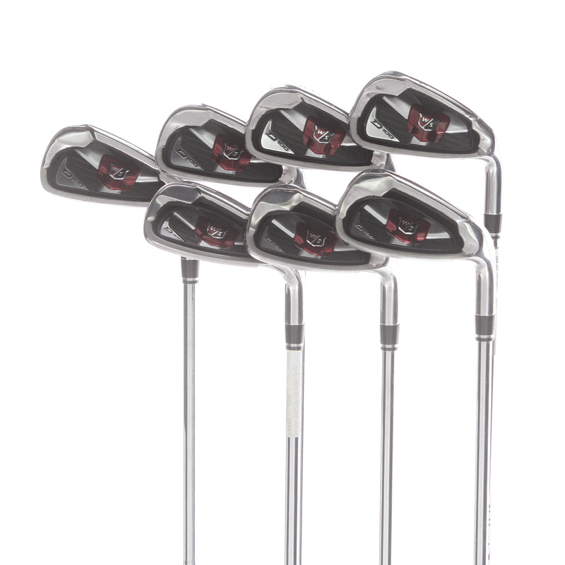 Wilson D100 Steel Mens Right Hand Irons 5-SW Uniflex - True Temper