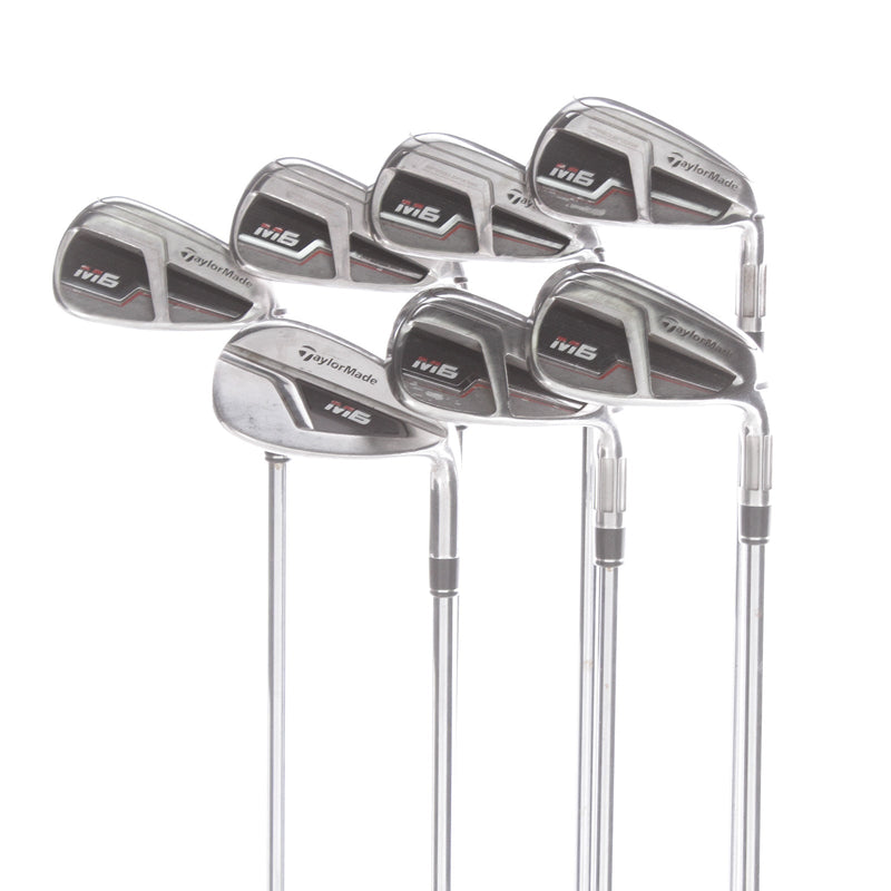 TaylorMade M6 Steel Mens Right Hand Irons 5-SW Regular - KBS Max 85