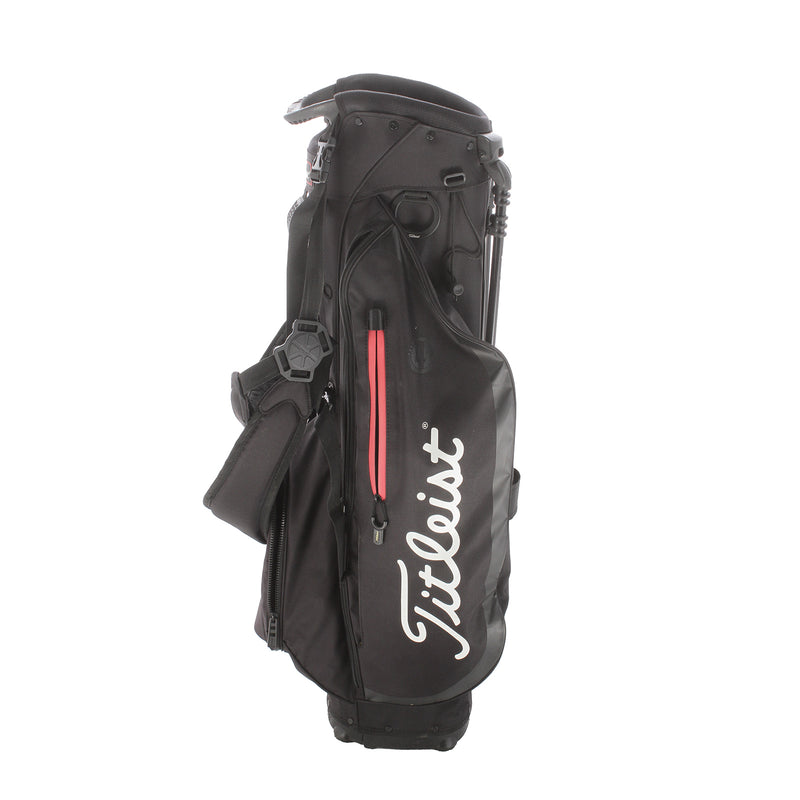 Titleist StaDry Stand Bag - Black/Red