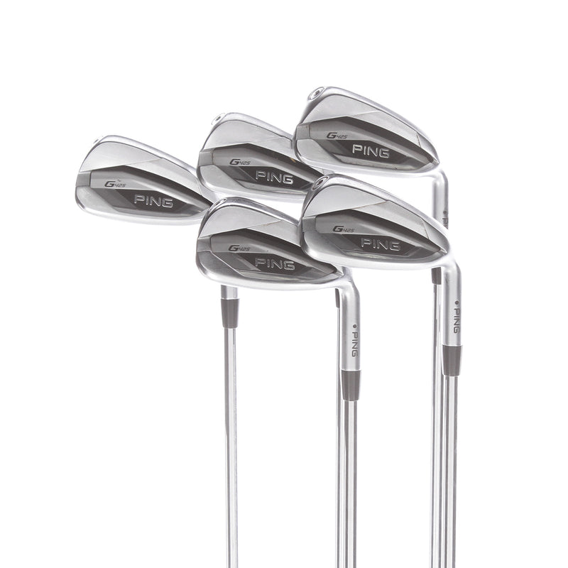 Ping G425 Steel Mens Right Hand Irons 6-PW Black Dot Regular - Ping AWT 2.0