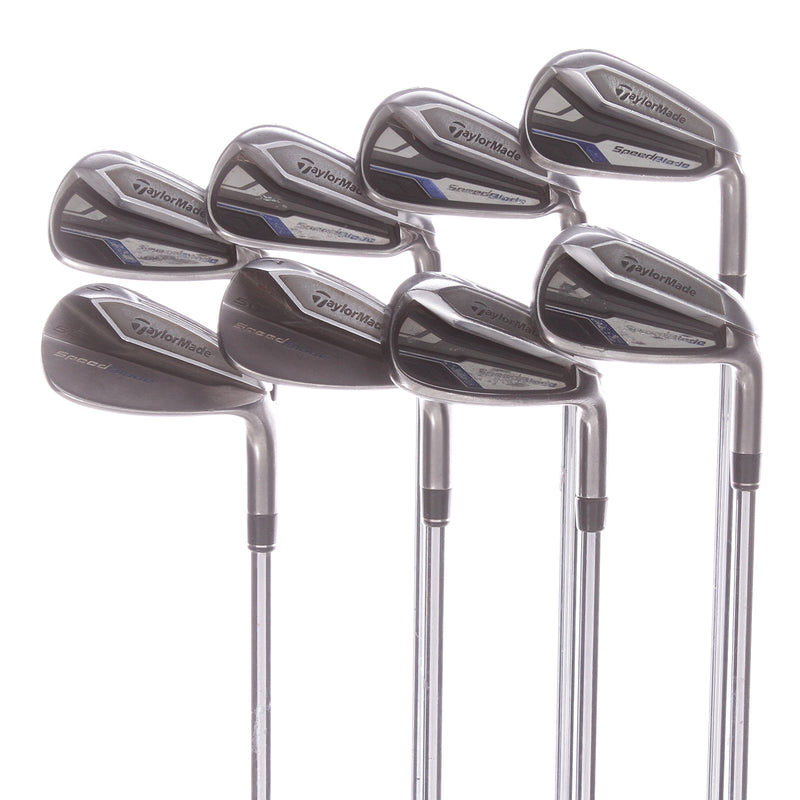 TaylorMade Speeblade Steel Men's Right Hand Irons 5-SW+AW Regular - Speedblade