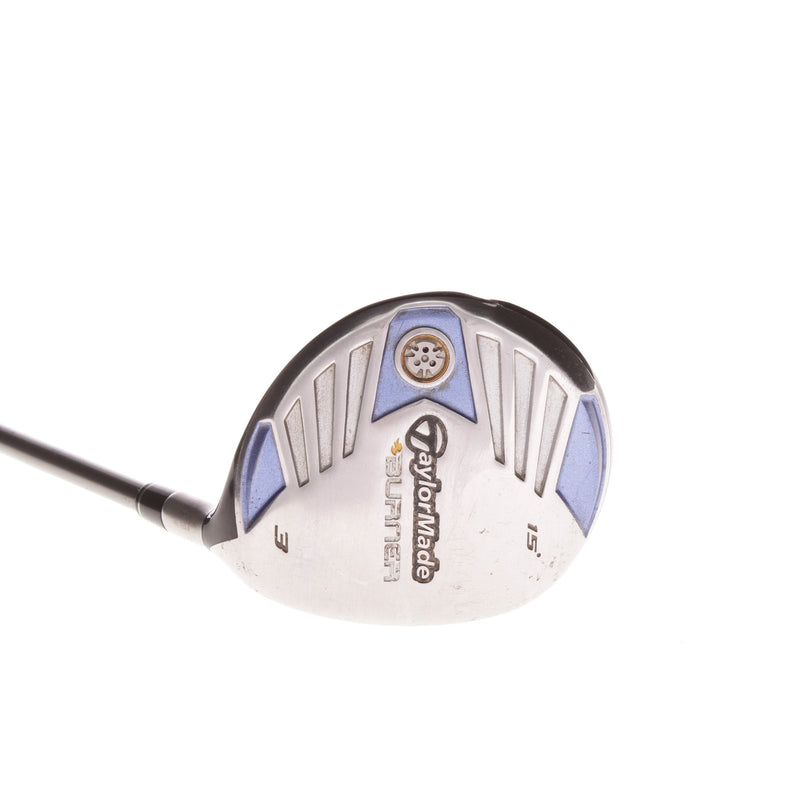 TaylorMade Burner Graphite Ladies Right Hand Fairway 3 Wood 15 Degree Ladies - Taylormade Reax 50