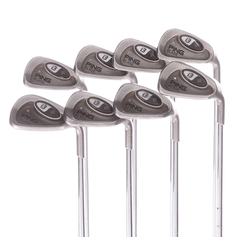 Ping i3 + Blade Steel Mens Right Hand Iron 3-PW White Dot Stiff - Ping