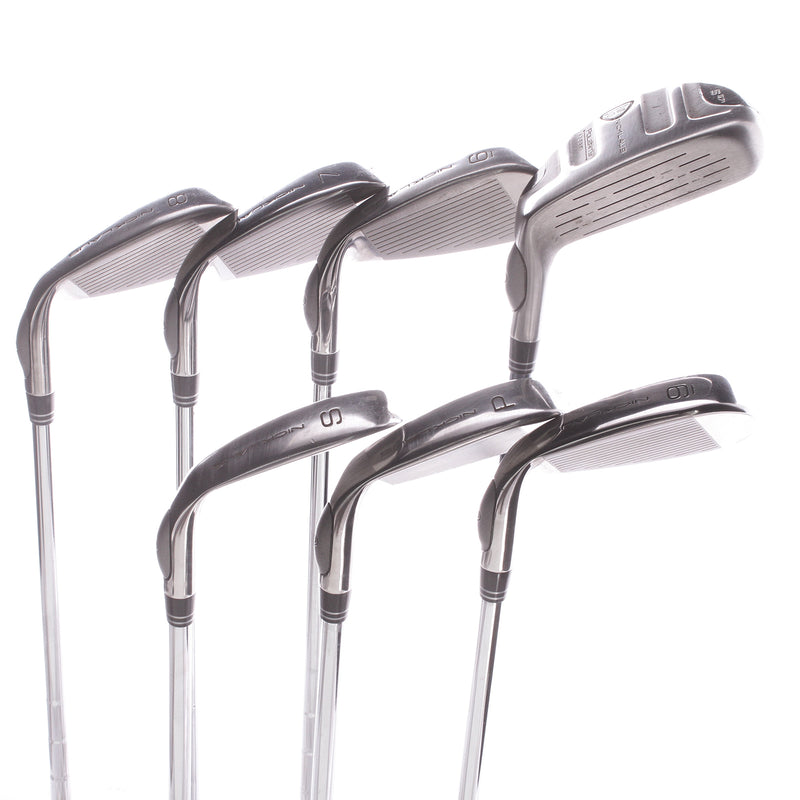 Nicklaus Polarity HP Steel Mens Right Hand Irons 6-SW+5 Hybrid Regular - FST Pro Silver Ultra Light Steel