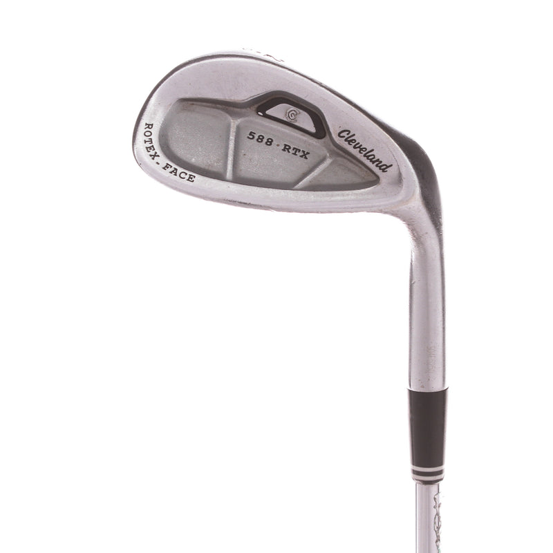 Cleveland 588 RTX CB Satin Chrome Steel Mens Right Hand Gap Wedge 52 Degree 10 Bounce Wedge - Dynamic Gold