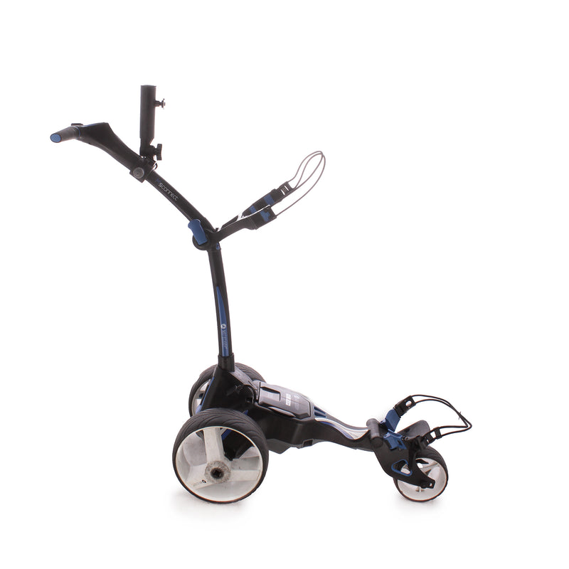 Motocaddy M5 Connect 18 Hole Lithium Second Hand Golf Trolley - Gunmetak/Blue