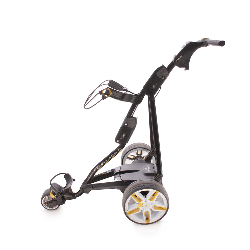 Powakaddy FW5I 18 Hole Lithium Second Hand Elecric Golf Trolley - Gunmetal