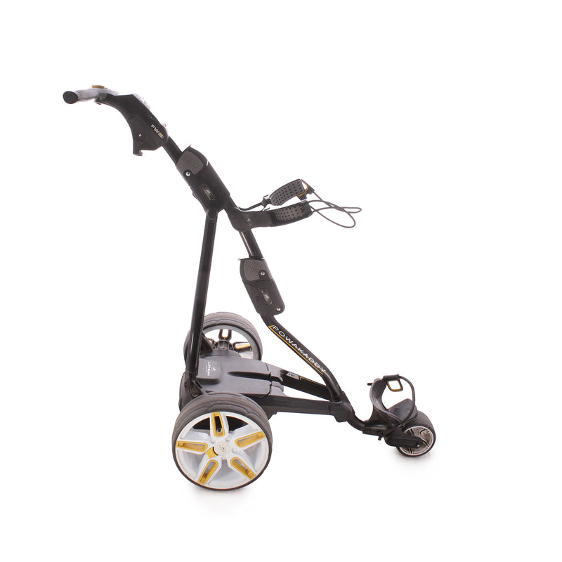 Powakaddy FW5I 18 Hole Lithium Second Hand Elecric Golf Trolley - Gunmetal