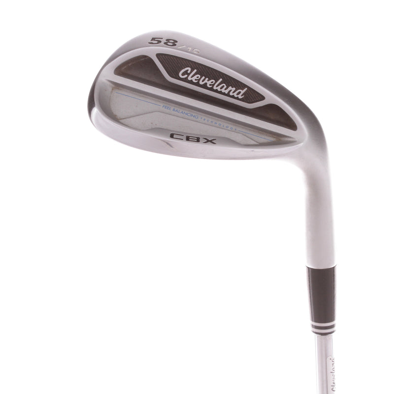 Cleveland CBX Mens Right Hand Steel Lob Wedge 58 Degree 10 Bounce Wedge - Dynamic Gold 115