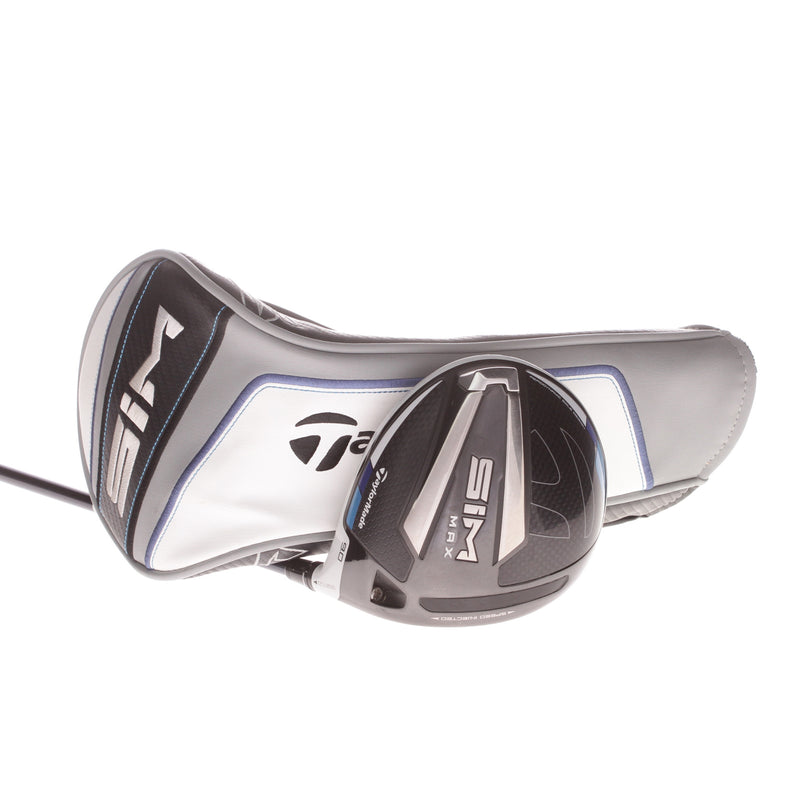 TaylorMade Sim Max Mens Right Hand Graphite Driver 9 Degree Stiff - Fujikura Ventus 6-S