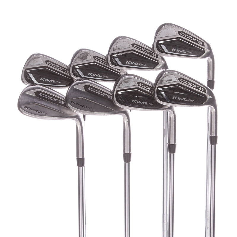 Cobra King F8 Steel Men's Right Irons 5-SW+GW Stiff - True Temper XP 90 S300