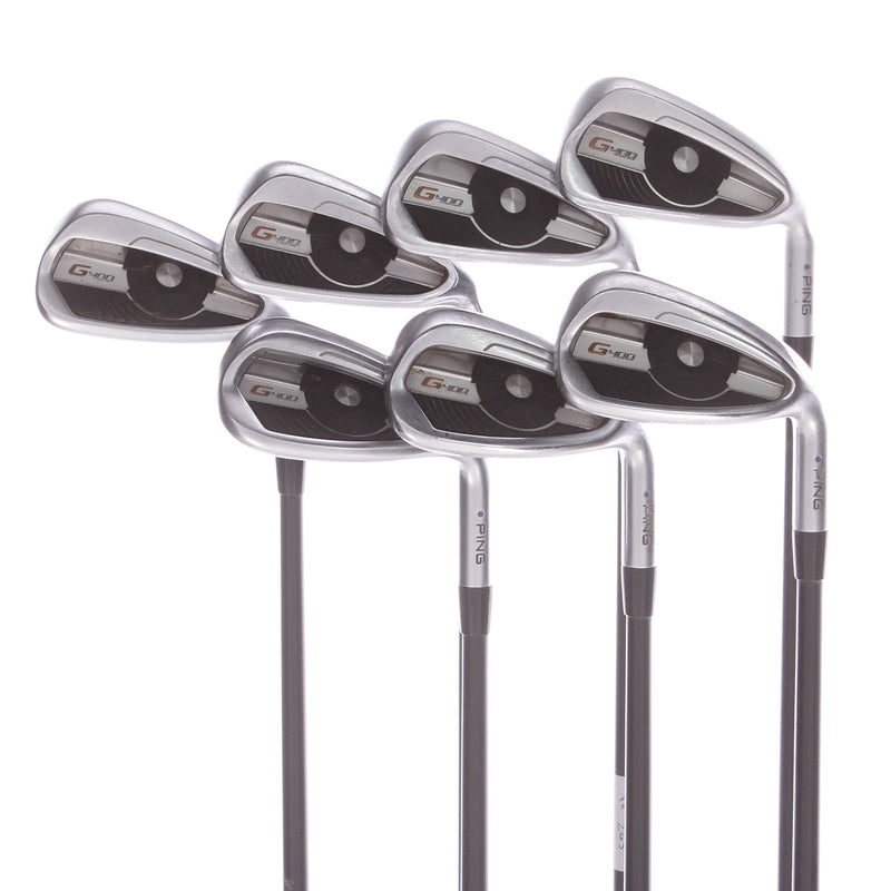 Ping G400 Graphite Men's Right Irons 5-SW Blue Dot Senior - Ping Alta CB SR