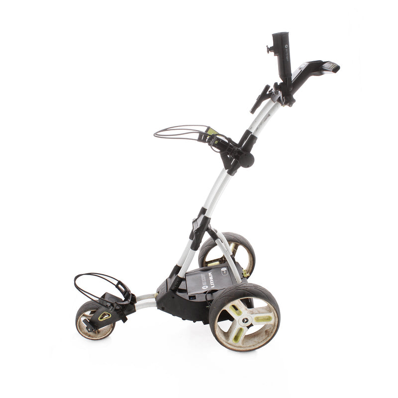 Motocaddy M1 18 Hole Lithium Second Hand Electric Golf Trolley - White/Lime