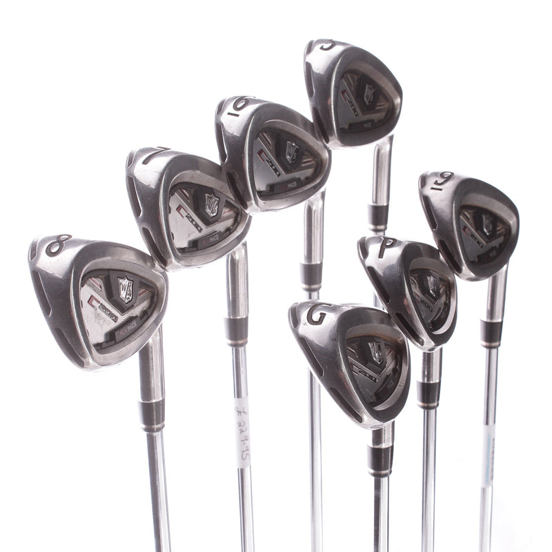 Wilson Staff C200 Men's Right Steel Irons 5-GW Stiff - KBS Tour 90 S