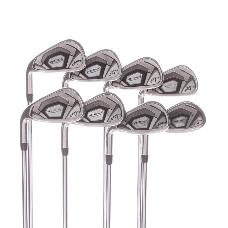 Callaway Rogue Steel Men's Left Irons 4-SW Regular - True Temper XP105 ST15 R300