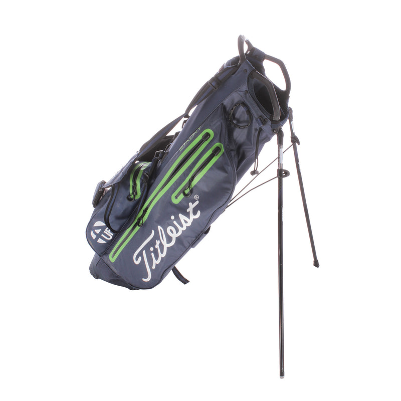 Titleist 4 Up Stadry Stand Bag - Navy/Green