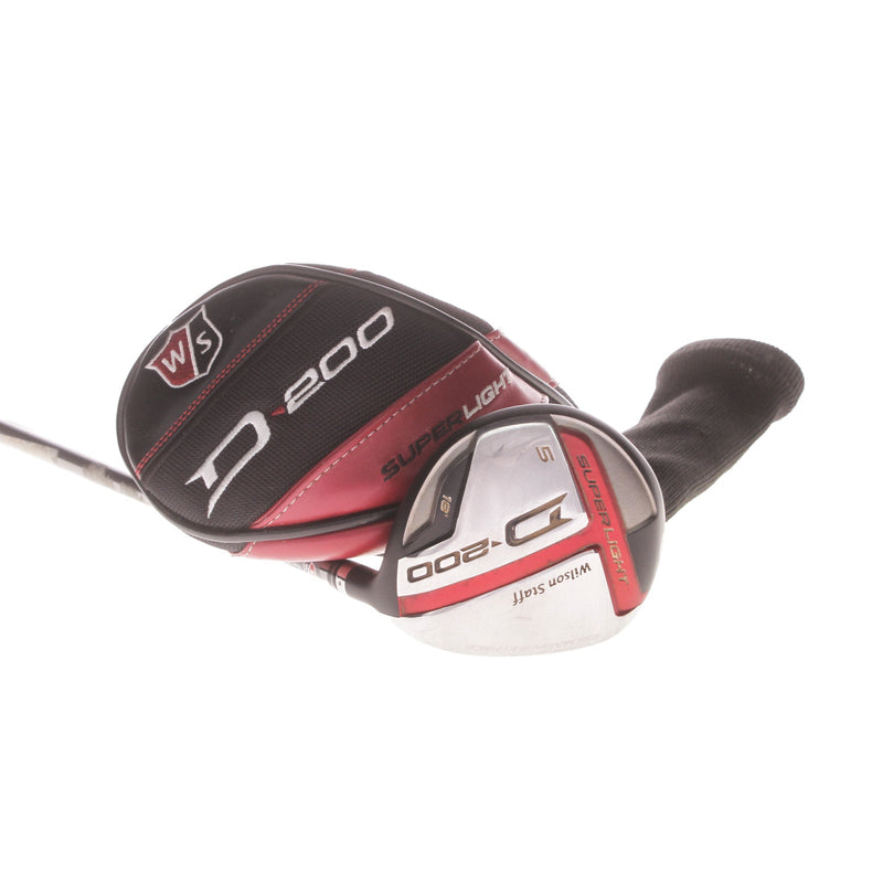 Wilson D-200 Graphite Men's Right Fairway 5 Wood 18 Degree Regular - UST Mamiya Elements Chrome 49 FR