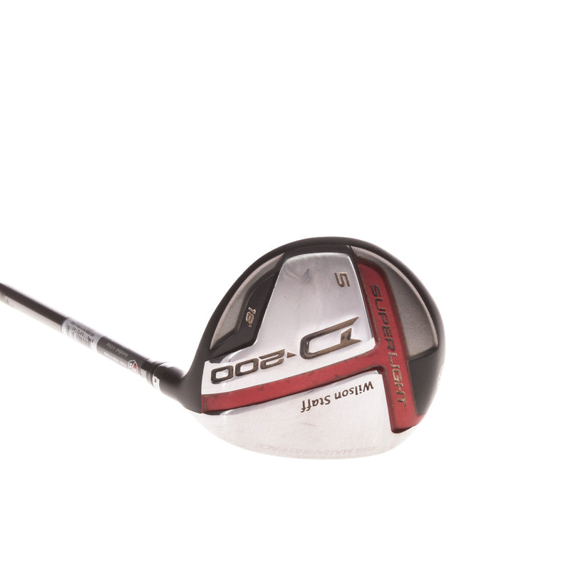 Wilson D-200 Graphite Men's Right Fairway 5 Wood 18 Degree Regular - UST Mamiya Elements Chrome 49 FR