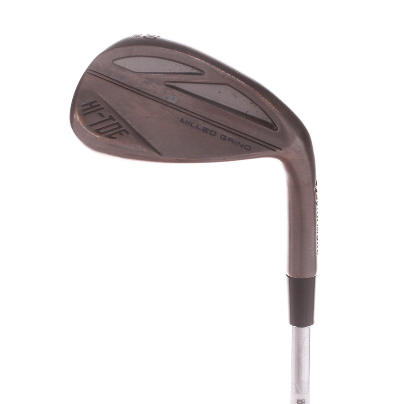 TaylorMade Milled Grind Hi Toe Steel Men's Right Gap Wedge 50 Degree 09 Bounce Wedge - KBS Hi-Rev 115