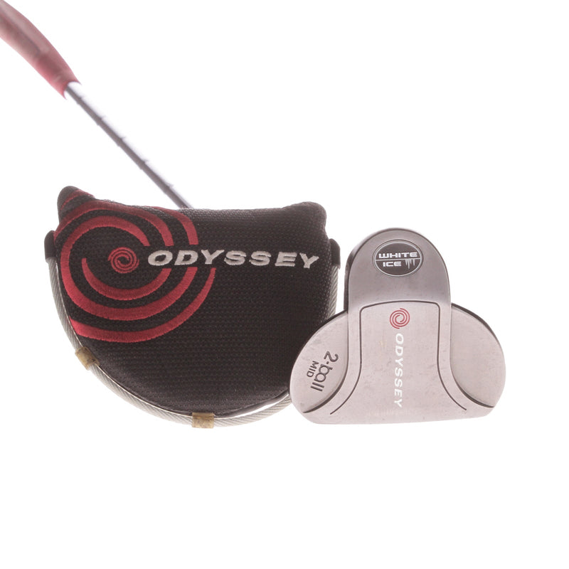 Odyssey White Ice 2-Ball Mid Men's Right Putter 33 Inches - Lamkin