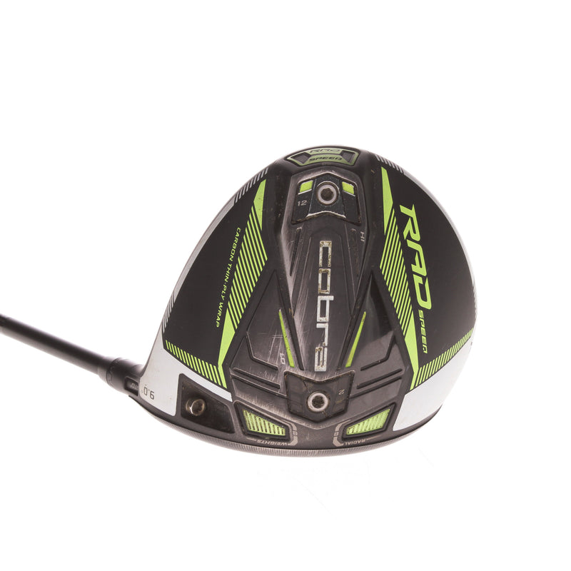 Cobra Radspeed Graphite Men's Right Driver 9 Degree Stiff - Fujikura Motore X F1 6S