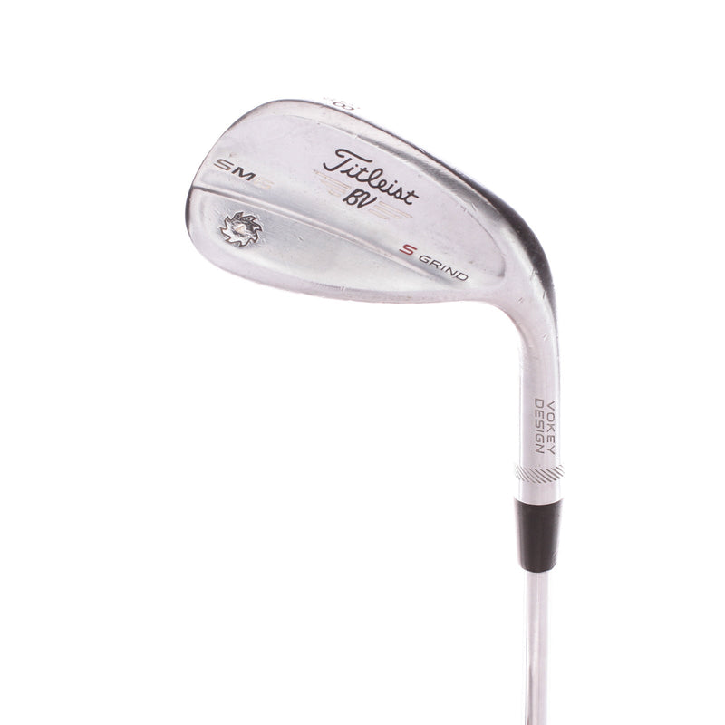 Titleist Vokey SM6 Steel Men's Right Lob Wedge 58 Degree 10 Bounce S Grind Wedge - Vokey SM6 Wedge