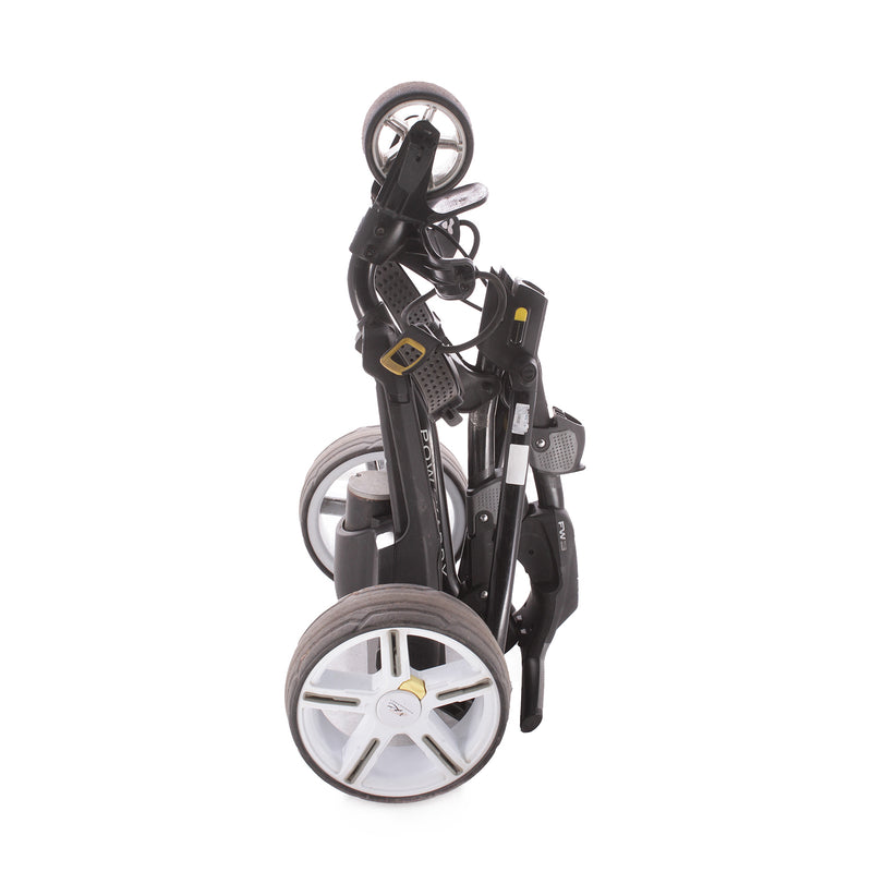 Powakaddy FW3 18 Hole Lithium Second Hand Golf Trolley - Black