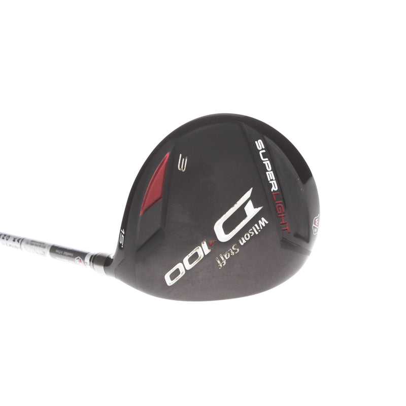 Wilson Staff D-100 Graphite Men's Right Fairway 3 Wood 15 Degree Regular - Matrix Ozik HD 5.1