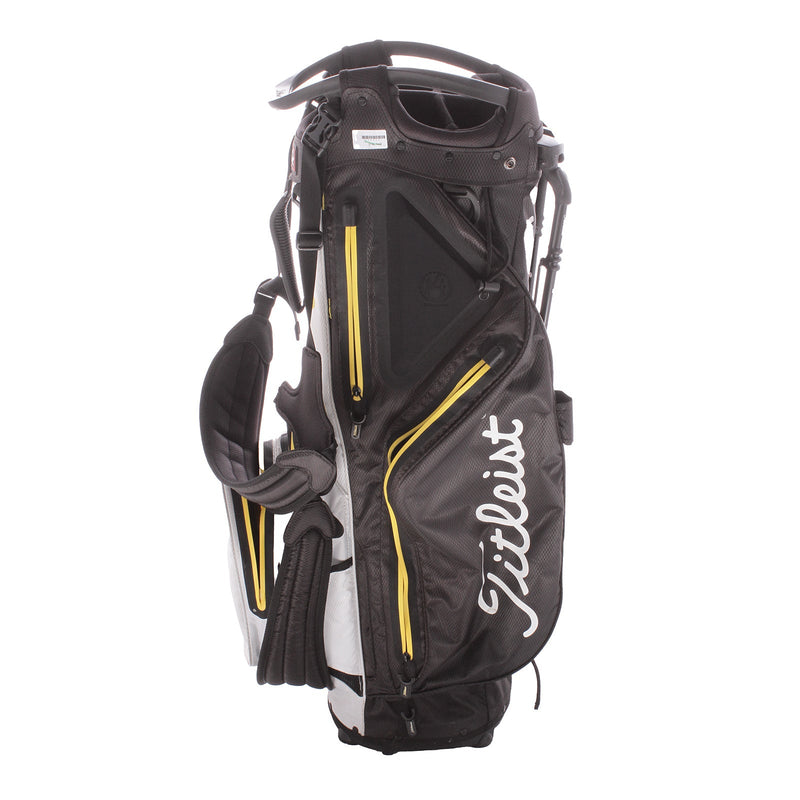 Titleist Second Hand Stand Bag - Black/Grey/Yellow