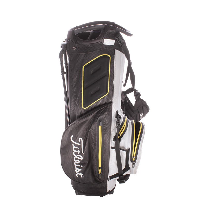 Titleist Second Hand Stand Bag - Black/Grey/Yellow