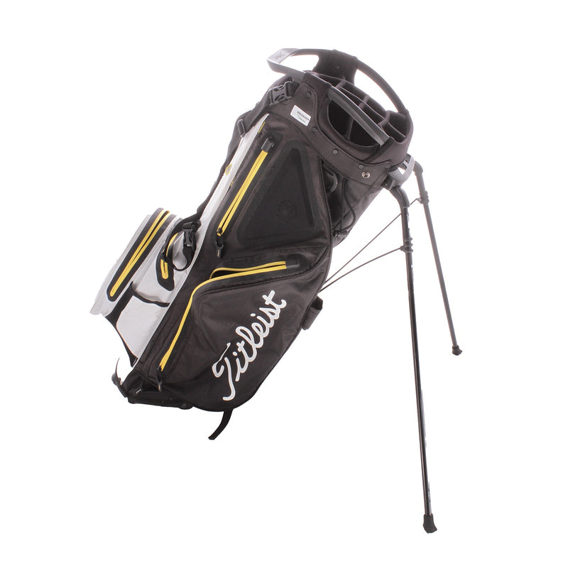 Titleist Second Hand Stand Bag - Black/Grey/Yellow