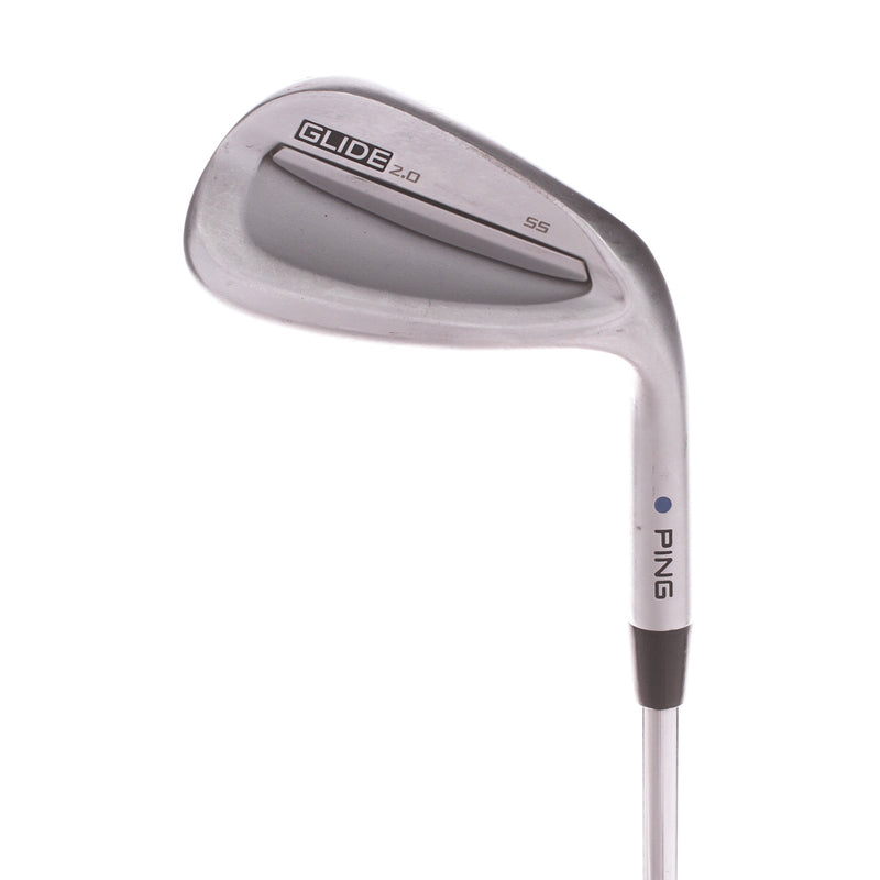 Ping Glide 2.0 Steel Men's Right Gap Wedge Blue Dot 52 Degree 12 Bounce Stiff - Ping AWT 2.0