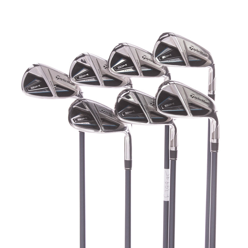 TaylorMade Sim Max Graphite Men's Right Irons 5-SW Senior - Fujikura Ventus 5-A