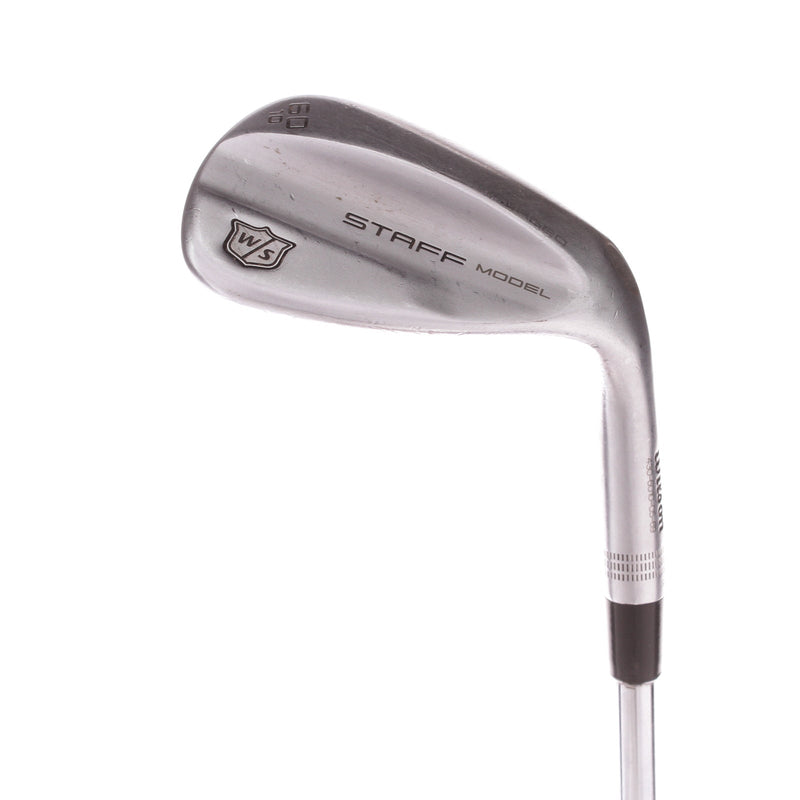 Wilson Staff Staff Model Steel Men's Right Lob Wedge 60 Degree 10 Bounce Extra Stiff - KBS Tour 130X