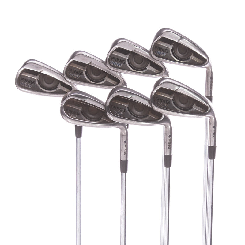 Ping G-Series Steel Men's Right Irons 5-SW Black Dot Regular - Ping AWT 2.0R