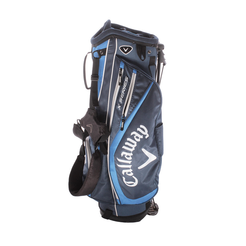 Callaway X Series Second Hand Stand Bag - Blue/White