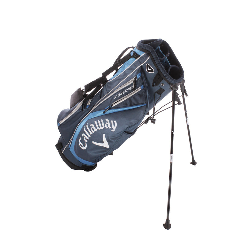 Callaway X Series Second Hand Stand Bag - Blue/White