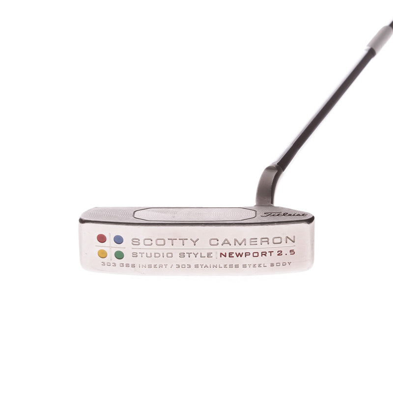 Scotty Cameron Studio Style Newport 2.5 Steel Men's Right 35" Putter Regular - Scotty Cameron