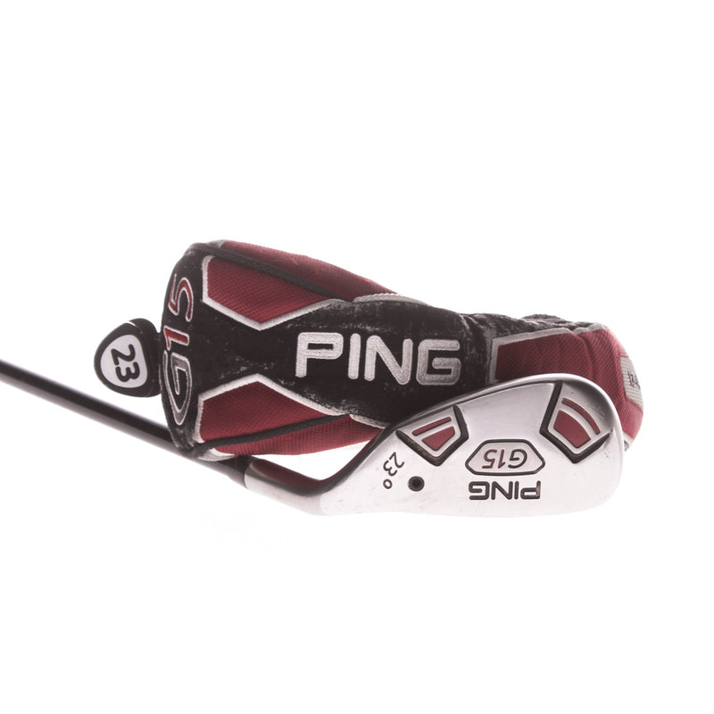 Ping G15 Graphite Men's Right 5 Hybrid 23 Degree Regular - Aldila Serrano Hybrid 85 R