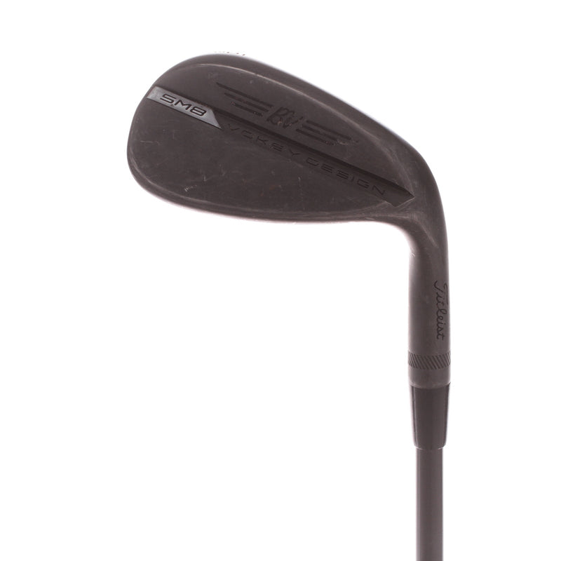 Titleist Vokey SM8 Jet Black Steel Men's Right Sand Wedge 56 Degree 10 Bounce S Grind Wedge - Vokey SM8 Jet Black Wedge