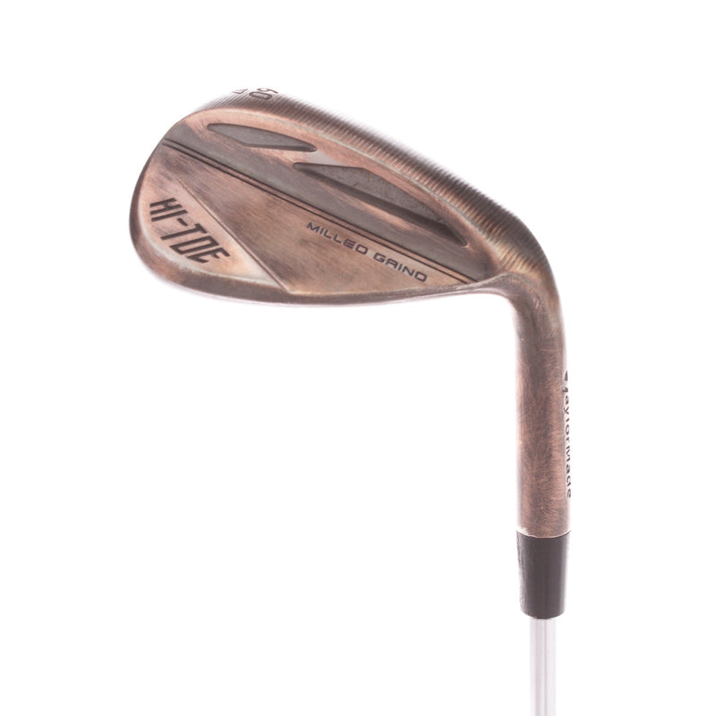 TaylorMade Milled Grind Hi Toe Steel Men's Right Lob Wedge 60 Degree 7 Bounce Wedge - Dynamic Gold Wedge