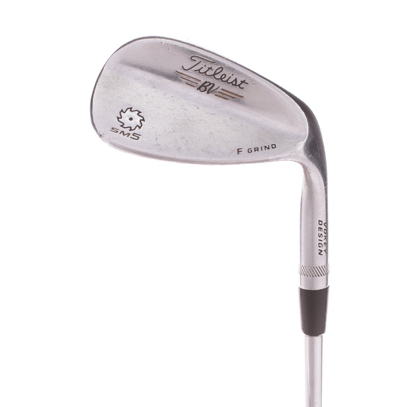 Titleist Vokey SM5 Tour Chrome Steel Men's Right Gap Wedge 52 Degree 12 Bounce F Grind Regular - True Temper XP95