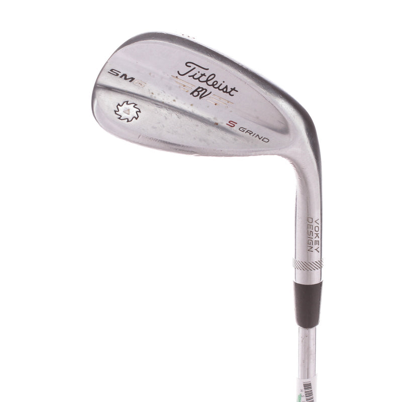 Titleist Vokey SM6 Tour Chrome Steel Men's Right Lob Wedge 58 Degree 10 Bounce S Grind Wedge - Vokey SM6 Wedge