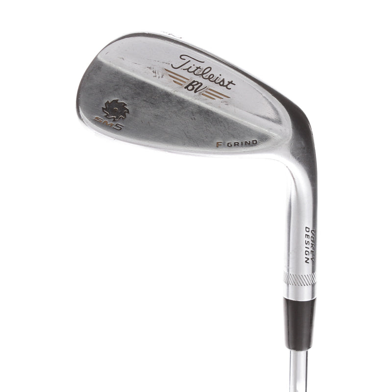 Titleist SM5 Steel Mens Right Hand Gap Wedge 52* 8 Bounce F Grind Stiff - True Temper Dynamic Gold S300