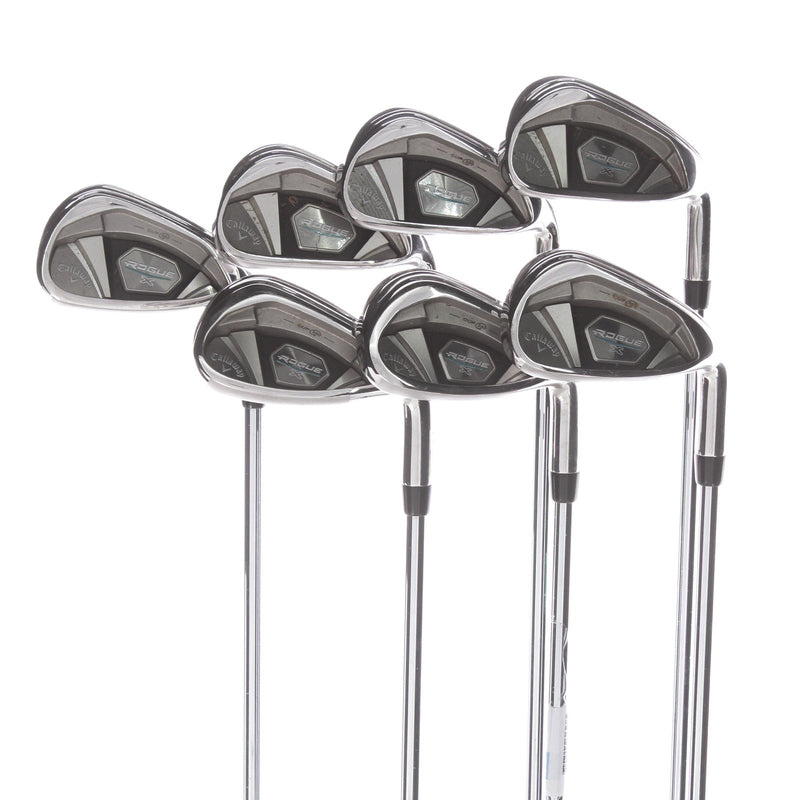 Callaway Rogue X Steel Mens Right Hand Irons 5-GW Regular - True Temper XP 95 R300