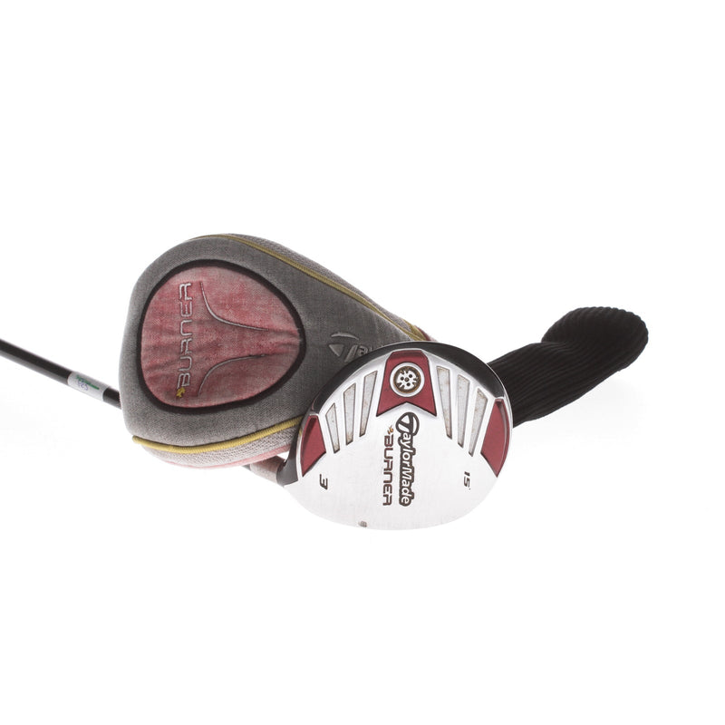 TaylorMade Burner Graphite Mens Right Hand Fairway 3 Wood 15* Regular - REAX Superfast 50g