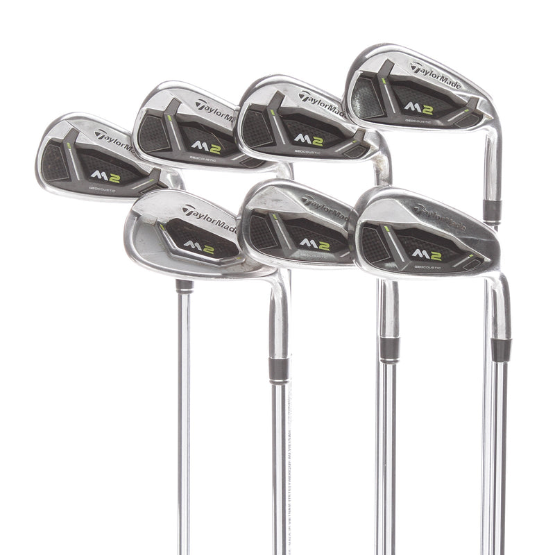 TaylorMade M2 Steel Mens Right Hand Irons 5-SW Regular - REAX 88