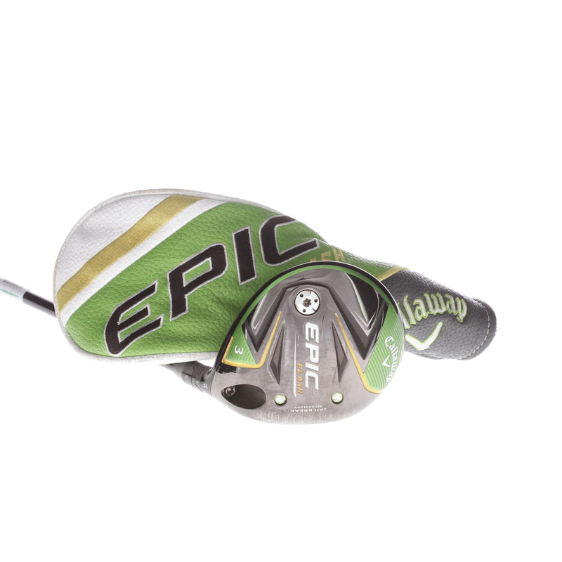 Callaway Epic Flash Graphite Mens Right Hand Fairway 3 Wood 15* Extra Stiff - Tensei AV Blue 75 X