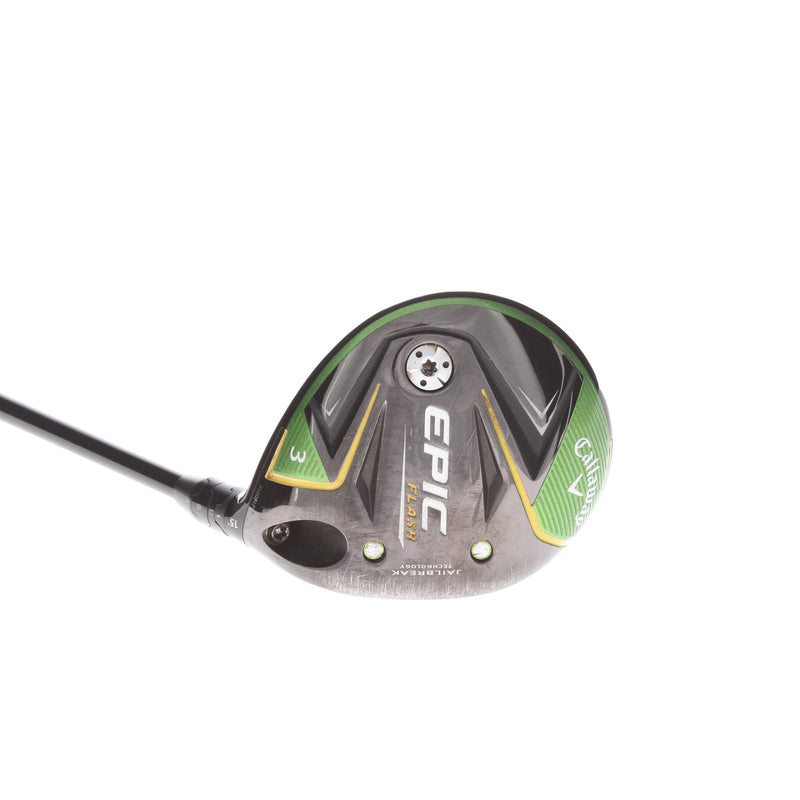 Callaway Epic Flash Graphite Mens Right Hand Fairway 3 Wood 15* Extra Stiff - Tensei AV Blue 75 X