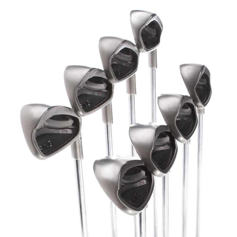 Ping G25 Steel Mens Right Hand Irons 4-SW Regular - Ping CFS R